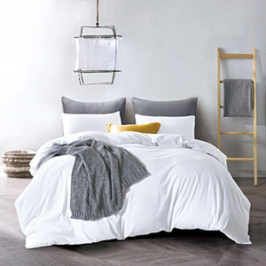ATsense Duvet Cover Queen, 100% Washed Cotton, Bedding Duvet Cover Set, 3-Piece, 606015480938 eBay ATsense Duvet Cover Queen, 100% Washed Cotton, Bedding Duvet Cover Set, 3-Piece, 606015480938 eBay