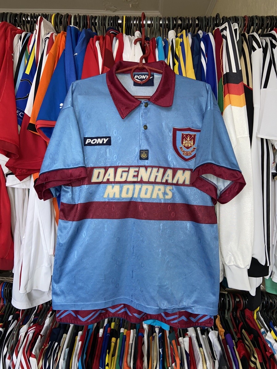 WEST HAM UNITED 1995 1996 1997 AWAY FOOTBAL SHIRT SOCCER WEST HAM UNITED 1995 1996 1997 AWAY FOOTBAL SHIRT SOCCER