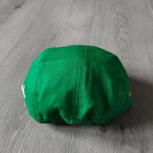Subway Employee Hat 5 Panel Snapback Cap Green Yellow Adjustable OSFA Workwear - Picture 8 of 12