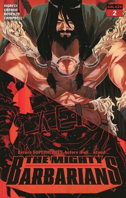 Mighty Barbarians #2 2023 Durso Cover A Ablaze Media H07