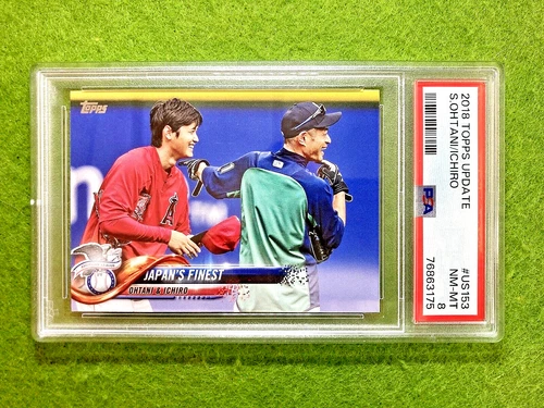 Shohei Ohtani ROOKIE CARD Ichiro Suzuki PSA 8 RC 2018 Topps Update MAKE AN OFFER