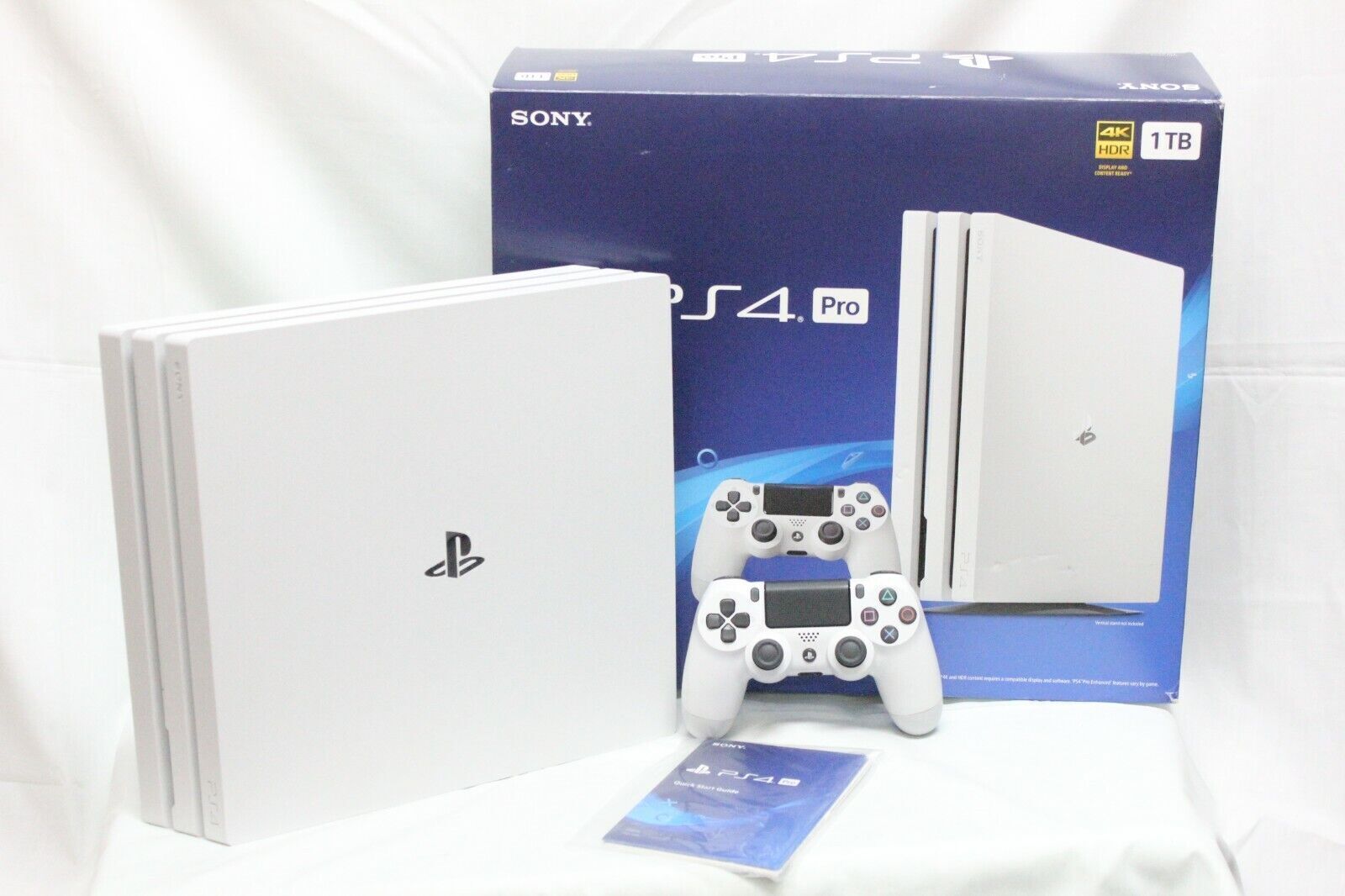 PS4 Pro Playstation 4 Pro Limited Edition glacier white 1TB In Box