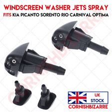 2X WINDSCREEN WASHER JETS NOZZLE 98630-YY000 FOR KIA SEDONA 01-05 UK STOCK PAIRS