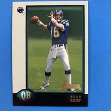 Ryan Leaf 1998 Bowman Rookie Card #10 NFL San Diego Chargers. rookie card picture