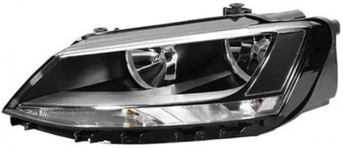 Phare avant gauche pour Volkswagen Jetta de 2015 à 2018 optique de phare halogène d'origine