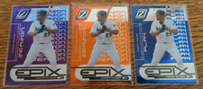 Carlos Delgado 2005 Zenith Epix lot - purple /150, orange /350, blue /500