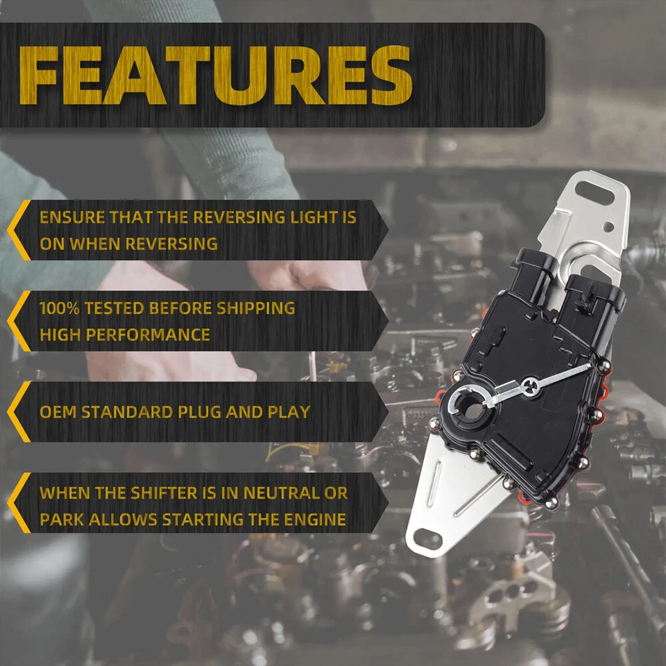 Interruptor de seguridad neutral de estacionamiento para GM Chevy/GMC 4L60E 1999-02 2003 24229422 Foto 3 de 4