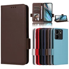 Hot For BLU View 5 Wallet Flip Leather Stand Card Slots Soft TPU Phone Case