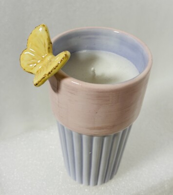 Hallmark Candle Ceramic Spring Ceramic Butterfly 4 