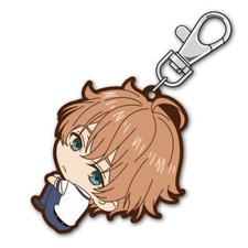 NEW Food Wars Shokugeki no Soma Satoshi Rubber Key Holder Official Japan