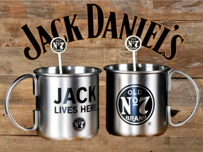 Jack Daniels Tennessee Whiskey Moscow Mule Mug Set Old