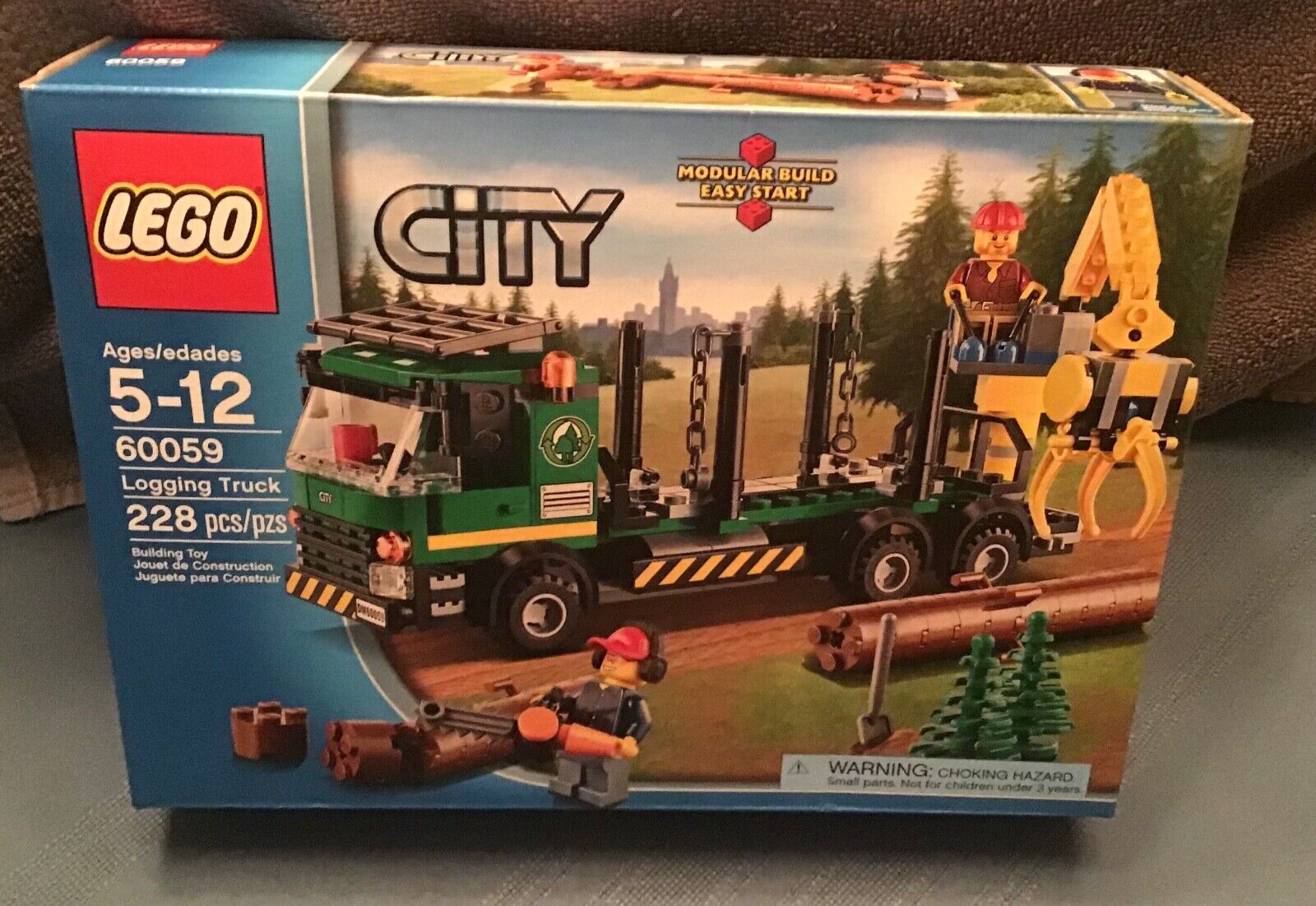 Lego City 60059 Logging Truck (2013) Retired ~Brand New & Sealed~