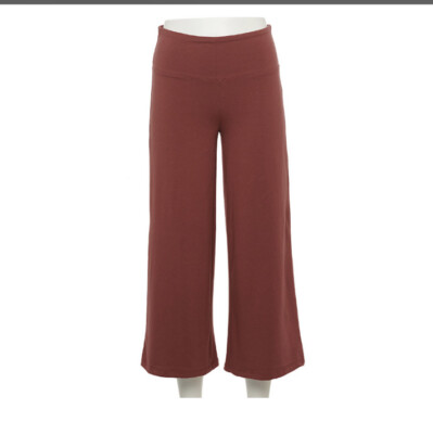 Sonoma Women s Goods For Life Petite Extra Small XS Maroon Red Crop Pants NWT