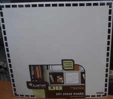 Quartet Dry-Erase Board - BRAND NEW 2 PACK - 2 DIFFERENT DESIGNS with ADHESIVE