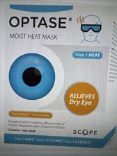 Optase Moist Heat Mask – Heated Eye Mask for Dry Eyes With HydroBead Technology