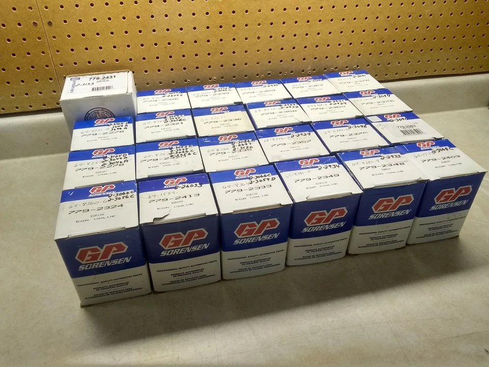 Válvulas EGR Sorensen GP de colección como nuevas, lote de (24), ¡¡hechas en EE. UU.!! Revendedores Look QQ!! Foto 2 de 4