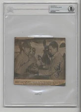 BAS Authenticated Auto Preacher Roe Carl Erskine BGS Authentic