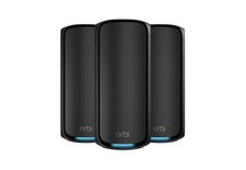 NETGEAR Orbi 970 Series RBE973S WiFi 7 Mesh System   Router  2 Satellites