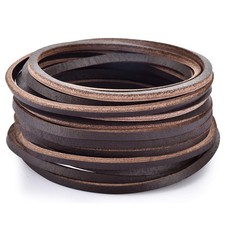 3MM Flat Genuine Leather Cord Lacing Strip Braiding String for Jewelry Making