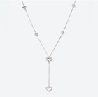 Vintage Tiffany & Co. SterlingSilver Heart Link LariatNecklace Retired Edition — photo 5
