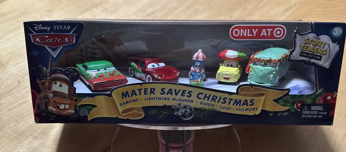 Disney Pixar Cars Storytellers Mater Saves Christmas 5pk Target EX