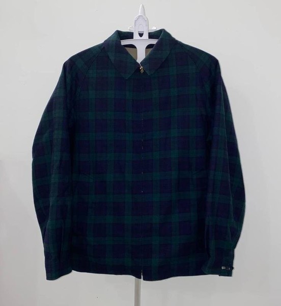 Men DAKS London Jacket Navy Cotton/Wool 40 /L / 48