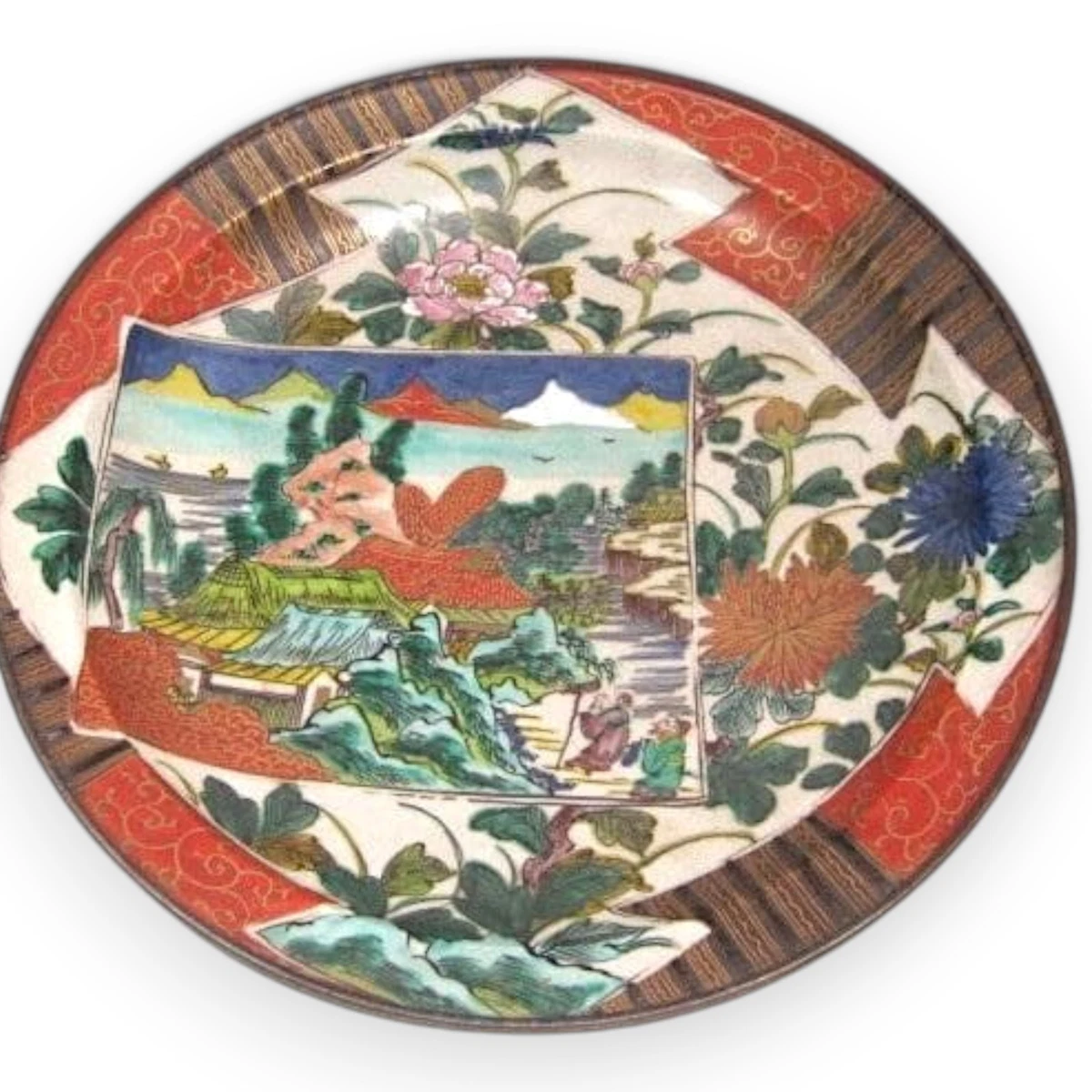 陶瓷古董原始1850-1899 年日本盘子| eBay