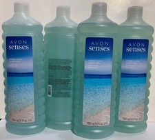 4x Avon Senses Endless Ocean Bubble Bath 24 FL Oz New Sealed