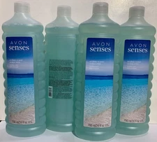 4x Avon Senses Endless Ocean Bubble Bath 24 FL Oz New Sealed