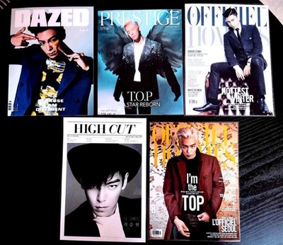 Dekoration K Pop Style Magazin 5 visuell BIGBANG T.O.P. SEUNGHYUN