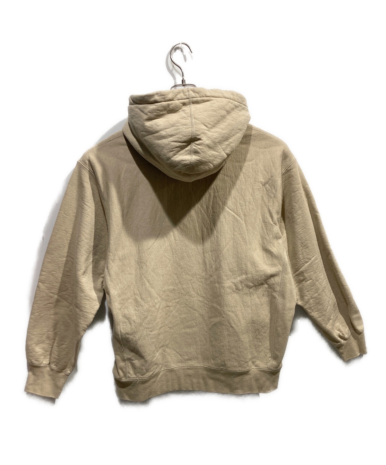 SUPREME SMALL BOX LOGO HOODED SWEATSHIRTS Size: L Beige Men thumbnail 2