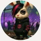 Hayleybug 1 oz Hare of the Black Parade silver Round Mintage of 15 w/ COA