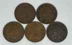 1883 1897 1902 1903 1905 Indian Head Cent Lot of 5