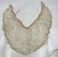 Antique Lace Collar Dress Front Vintage Embroidered Lace Handmade