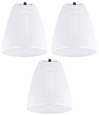  3 Rockville PEN-65T White 6.5" 70V Hanging Pendant Speakers For Restaurant/Bar