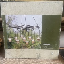 PIER 1 IMPORTS Gran Rejilla de Hierro 9 Votivo/Vela de Té Araña Nuevo En Caja
