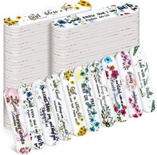 50 Pcs Christian Gifts Bible Verse Nail Files Scripture Emery Boards