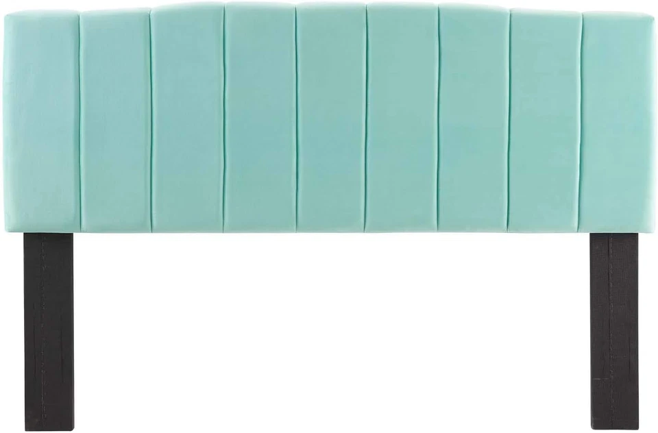 Cabecero Camilla Channel Tufted Performance Velvet King/California King en Como Nuevo Foto 3 de 4