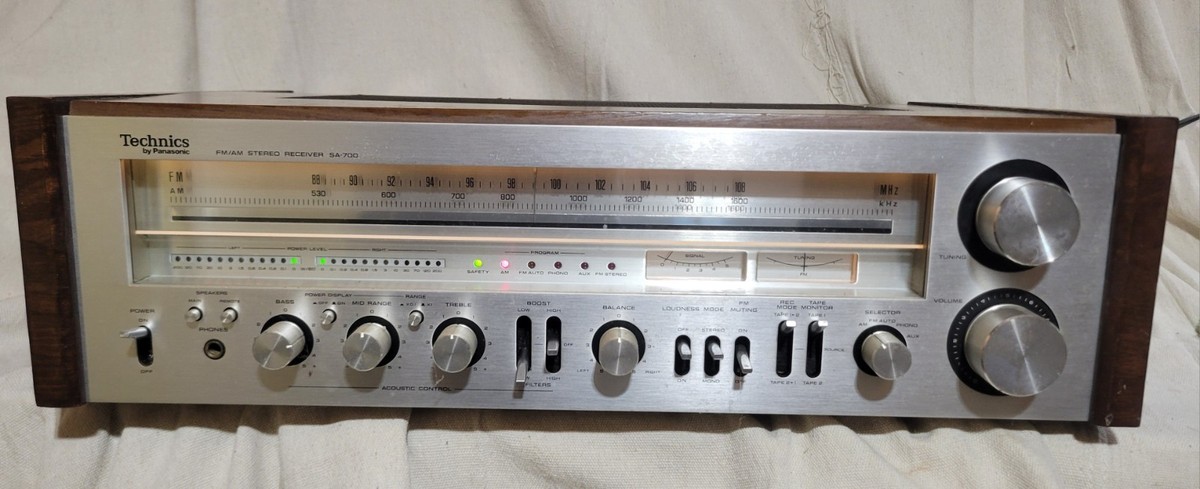 Récepteur Radio Stéréo Technics SA-700 - AM/FM - Vintage - Occasion