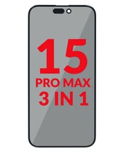 3in1 (Front Glass + Polarizer Film + OCA) for iPhone 15 Pro Max - Pack of 1x