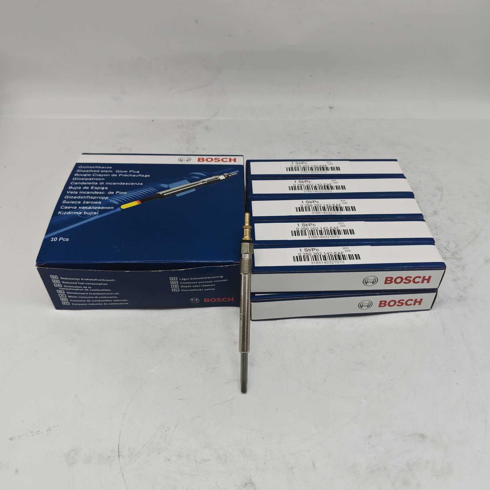 10X 0250202142 BOSCH Diesel Glow Plug Set Kit For Dodge Sprinter Freightliner