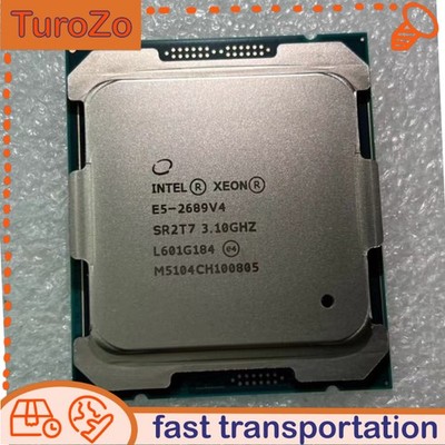 e5-2689v4 Intel Xeon 10-Core 3.1 GHz 25mb lga2011-3 CPU processor Used