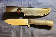 GERMAN HEN & ROOSTER Fixed Blade Hunting Knife 440 Steel Full Tang 9.5" HRI 001