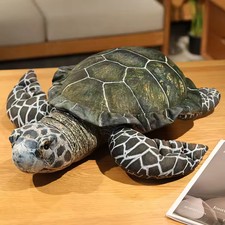 Lifelike Turtle Plush Toy 35cm 14inch Soft Stuffed Animal Cute Ocean Turtle Doll