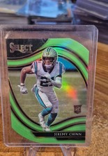 2020 Panini Select - Field Level Jeremy Chinn #397 Neon Green Prizm Die-Cut (RC)