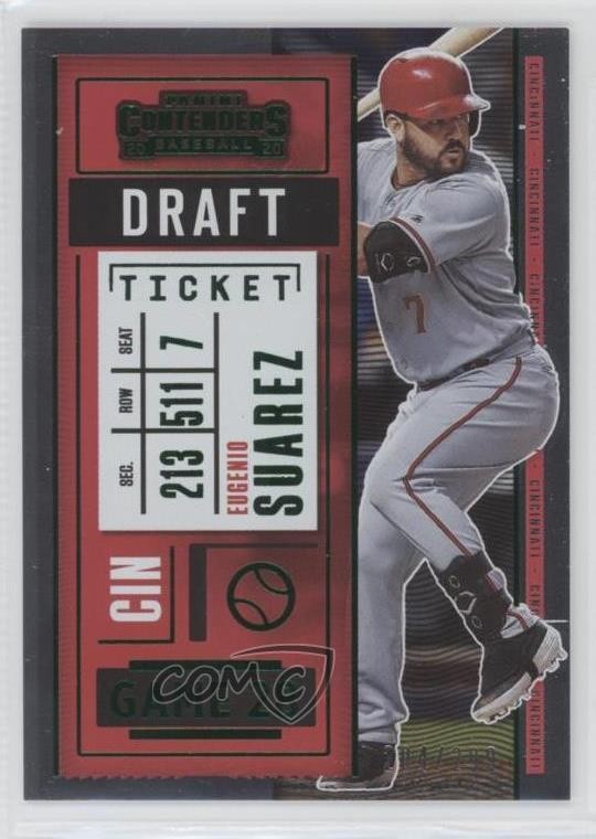 2020 Panini Contenders Draft Ticket Green /299 Eugenio Suarez #10 1f60