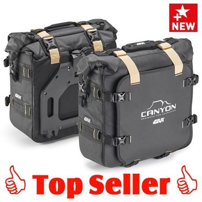 GIVI GRT720B CANYON wasserdichtes Seitentaschen-, Satteltaschenpaar, 25l + 25l