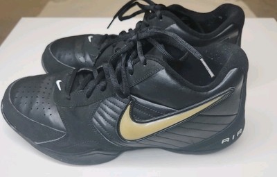 Nike Air Men's Baseline Low Size 9.5  386240-001 Black Running Shoes Basketball
