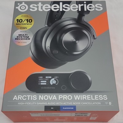 SteelSeries Arctis Nova Pro Wireless Headset Black ANC Multi-System Receiver