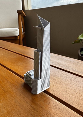 30 Hudson Yards - 3D gedrucktes Architekturmodell (14 cm)